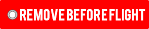 Porte-clés Remove Before Flight